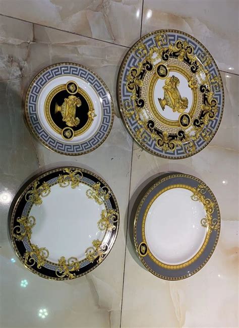 versace china set replica|Versace greek dinnerware.